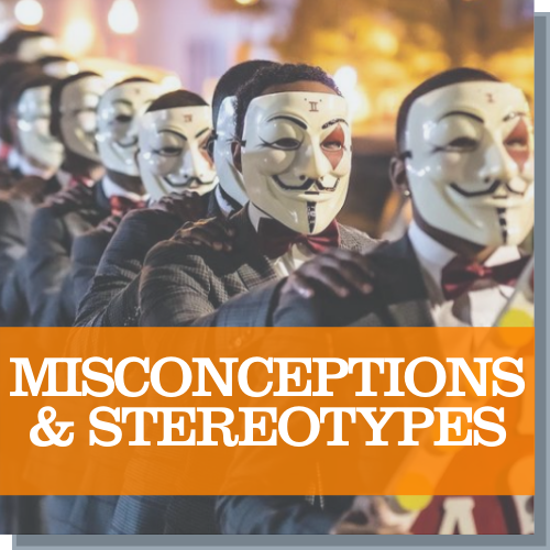 Button for Misconceptions and Stereotypes Page