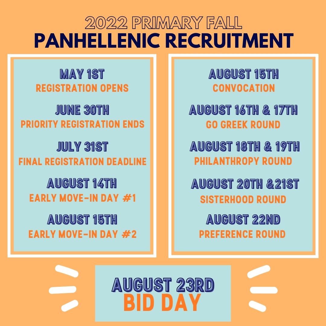 Panhellenic Recruitment Office of Sorority & Fraternity Life