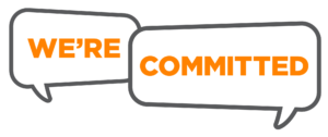 We're committed logo